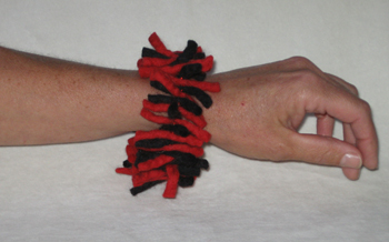 Armband Rood - Zwart