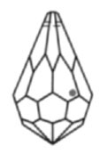 Swarovskikristal druppel